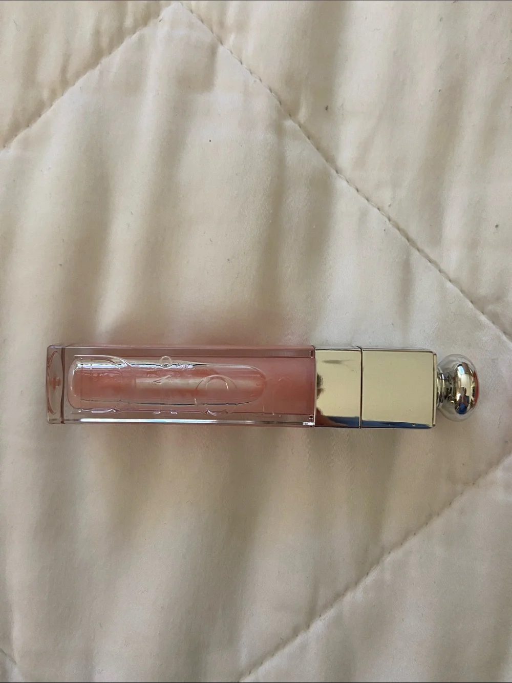 Dior Gold Cosmetic Pouch with Lip essentials, Mascara and Cream